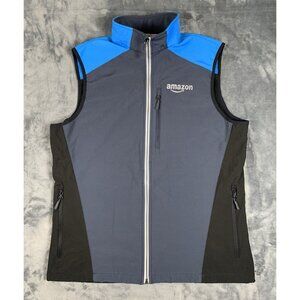 Luly Yang Amazon Soft Shell Reflective Vest Men’s Large Blue Black DSP FLEX RARE